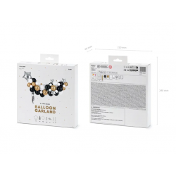 Balónová girlanda Hviezdy, 167x135cm