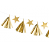 Girlanda Hviezdy, 3,6m, zlatá