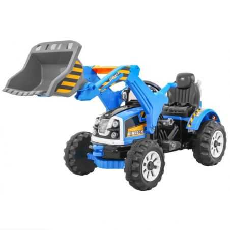Detský elektrický traktor s lyžicou