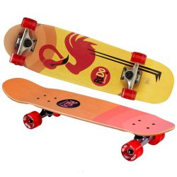 ReDo Drevený skateboard Flaming