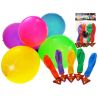 Farebné svietiace LED balóny, 5ks, 30cm