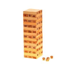Hra Veža Jenga drevená, 23 cm