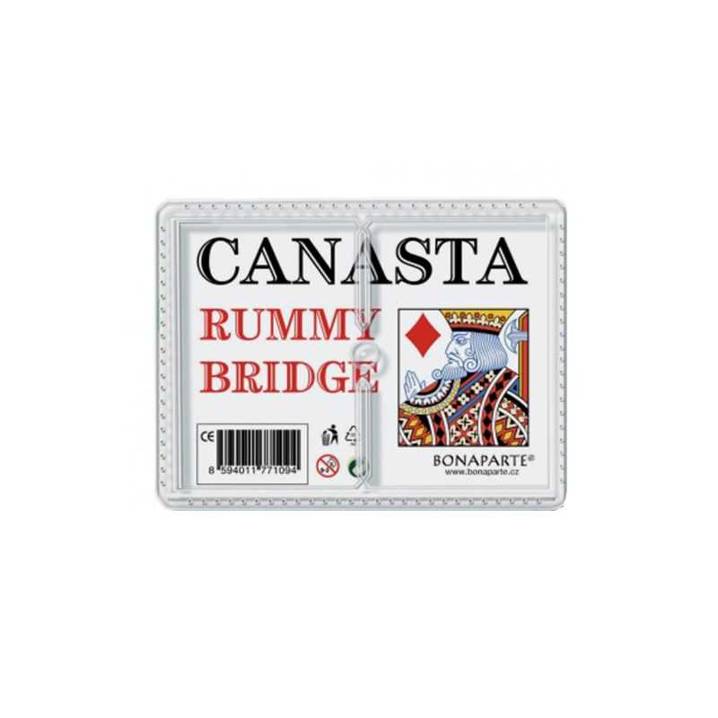Hracie karty Canasta v plastovej krabičke
