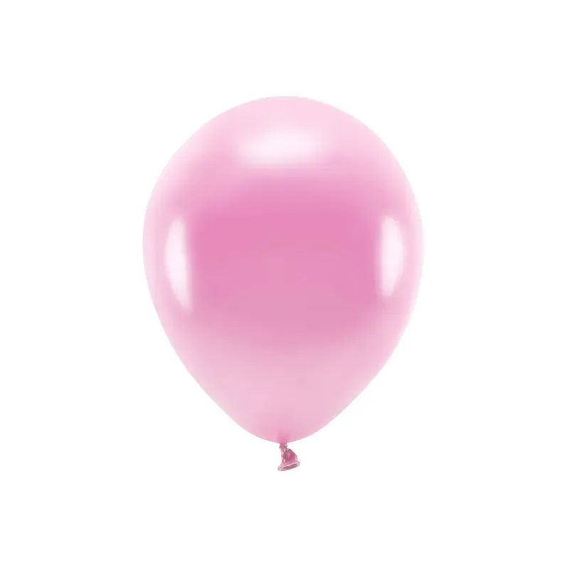 Balón ECO – metalický ružový, 30 cm