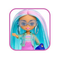 Bábika Barbie Extra Mini Minis s modrými vlasmi
