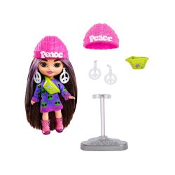 Bábika Barbie Extra Mini Minis s tmavými vlasmi