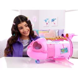 Barbie Extra Fly Minis ružové lietadlo + bábika pilotka