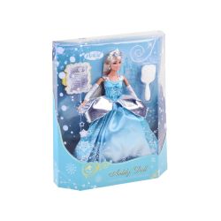 Anlily – Nádherná bábika Elza v modrých šatách