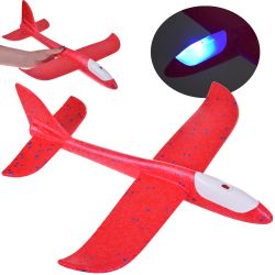 Polystyrénové lietadlo so svetlom