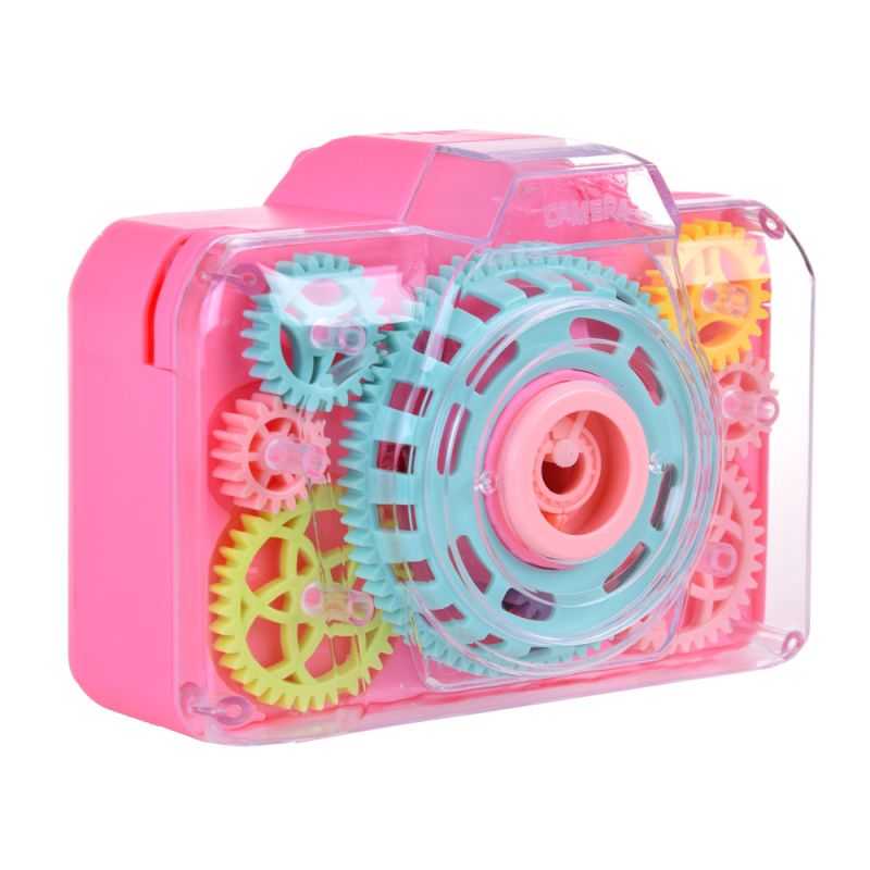 Fotoaparát na mydlové bubliny, ružový