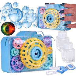 Fotoaparát na mydlové bubliny, modrý