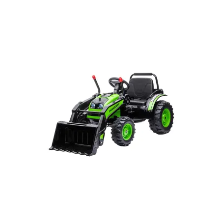 Elektrický traktor Bager s pohyblivou lyžicou