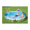 Detský bazén s pevnou stenou DINO 55001, 244 cm