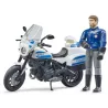 Bruder 62731 BWORLD policajná motorka s jazdcom