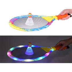Svietiaci badmintonový set – rakety a košíky