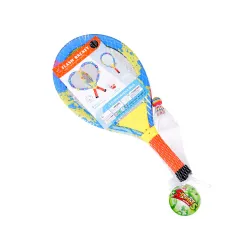 Svietiaci badmintonový set – rakety a košíky