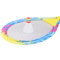 Svietiaci badmintonový set – rakety a košíky