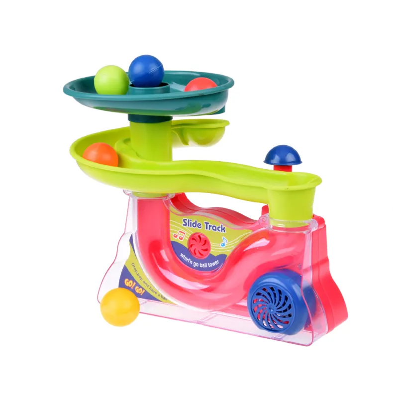 Interaktívna guličková dráha s hudbou