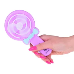 Farebný ručný vetráčik Lízanka