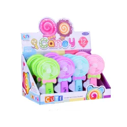 Farebný ručný vetráčik Lízanka