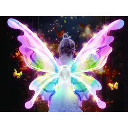 Svietiace rozprávkové krídla pre vílu