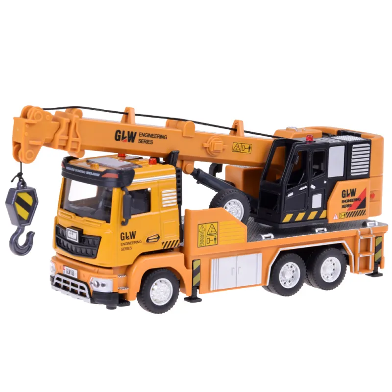 Stavebné auto žeriav so zvukom a svetlom