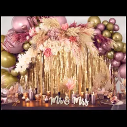 Okrúhly lesklý balón 60cm, ružové zlato